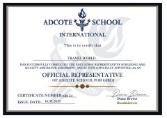 Adcote_Agent_Certificate_Travel_World-1